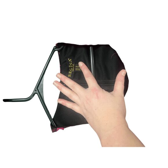 REGINA brand Glossy Red Women's Dress Size 10 Never Worn Abstract Printer Jacqua - Picture 7 of 8